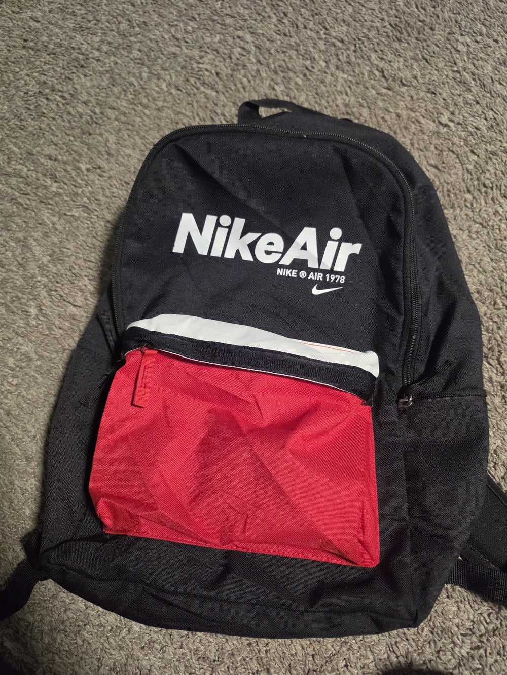 Nike Air Men's Black & Red Backpack